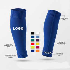 Manchons de compression pour mollets de <span class=keywords><strong>football</strong></span> personnalisés en gros, manchons de jambe de <span class=keywords><strong>football</strong></span> prédécoupés pour hommes - Product Image 1