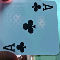 13.56MHZ Logo personnalisé étanche RFID NFC Poker Carte à jouer