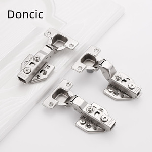 Charnières <span class=keywords><strong>de</strong></span> meubles 3D en fer Doncic pour bureau à domicile, charnières réglables à fermeture douce pour portes d'armoires <span class=keywords><strong>de</strong></span> <span class=keywords><strong>cuisine</strong></span> et meubles <span class=keywords><strong>de</strong></span> salon - Product Image 2