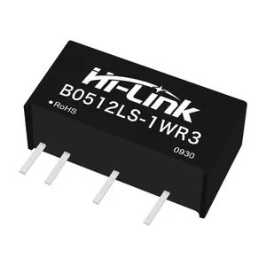 Hi-Link B0505LS-1WR3 B0512LS B0515-1WR3 SIP-4 5V to 5V/12V/15V Isolation Power Module integrated circuits switching power supply