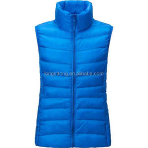 <span class=keywords><strong>Chaleco</strong></span> de moda personalizado para niñas, <span class=keywords><strong>chaleco</strong></span> sin mangas transpirable con bolsillos cálidos para mujeres con cremallera - Product Image 3
