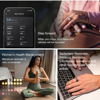 Yawell 2025 Anneaux intelligents pour femmes, suivi de la fréquence cardiaque et de la santé, avec station de charge sans fil