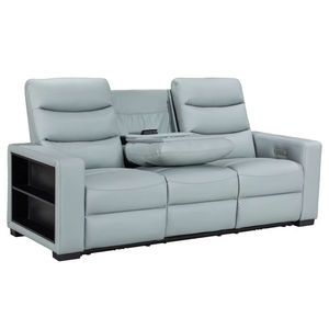 <span class=keywords><strong>Canapé</strong></span> inclinable 3 places en bois extensible <span class=keywords><strong>électrique</strong></span> moderne pour home cinéma avec porte-gobelets de rangement et recharge <span class=keywords><strong>sans</strong></span> <span class=keywords><strong>fil</strong></span> en gros. - Product Image 2