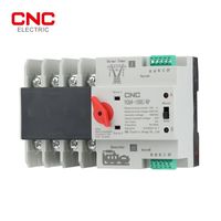 Saklar Transfer otomatis daya ganda ATS, kualitas terbaik 2P 3P 4P AC 220V 63A 100A 50Hz