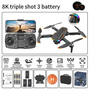 Cao-def sợi carbon F168 động cơ không chổi than <span class=keywords><strong>Quadcopter</strong></span> 4K HD Máy ảnh quang học dòng chảy trở ngại tránh 4km chụp ảnh trên không bay không người lái - Product Image 6
