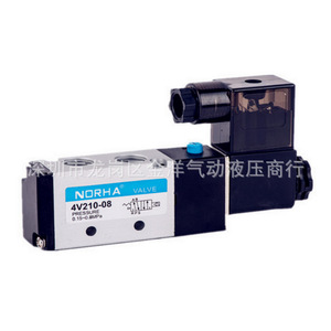 Válvula Solenoide NORHA 4V210-08 de Cinco Vías, Puerto de 1/8 Pulgadas, Presión de 0.15-0.8MPa, Control Hidráulico - Product Image 5