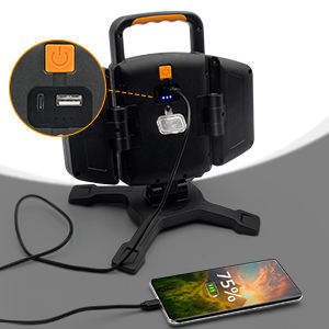 30W 3000LM Dimmable COB <b>LED</b> Work <b>Light</b> Rechargeable Portable Magnetic Work <b>Light</b> for <b>Workshop</b> Car Repair Battery Included - Product Image 5