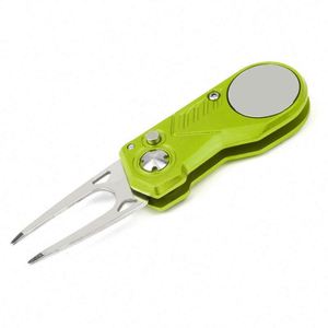 Nouvel Outil de Réparation de Divots Pliant en Aluminium Coloré pour Hommes, Accessoire de Golf de Luxe en Métal, Type Couteau à Rabats - Product Image 5