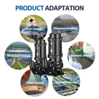 Bomba Sumergible para Aguas Residuales de Material Resistente 380V 220V 5KW para Ingeniería de Drenaje