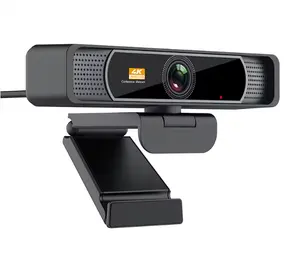 Hampo One-Stop Oem Fabrikant Webcam 4K Resolutie Auto Tracking En Microfoon Voor Ps5 Kleinste Pc 360 Graden Rotatie Webcam