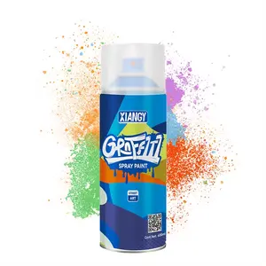 Nuovo stock graffiti vernice spray a secco campione di vernice spray spray acrilica ad aerosol