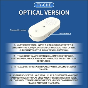 Mini Pre-Ghi 60S Cảm Biến Ánh Sáng Âm Nhạc Mô-đun Âm Thanh Bằng Giọng Nói Chip Cho Hộp Quà Tặng - Product Image 2