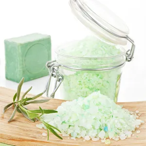 Organic bath salt packaging pure nature Lavender bath salt crystals Spa foot soak foot bath salt