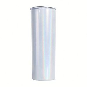 Vaso Térmico Delgado de 600 ml con Brillo Arcoíris, 20 oz, Interior Recto, Acero Inoxidable 304 - Product Image 6