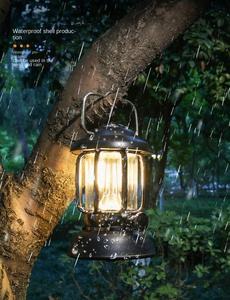 Lámpara de mano Retro para acampar, luz de tienda de carga para exteriores, luz de campamento, linterna de caballo para ambiente exterior - Product Image 3