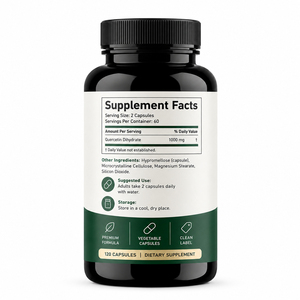 Nouveaux suppléments de broméline de quercétine Extrait naturel de Sophora Japonica 95%-99% Quercétine 60 capsules Adultes Antioxydant - Product Image 6