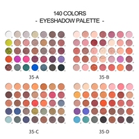 Palette de fards à paupières 86 couleurs pour livres Coffret cadeau de Noël Kit de maquillage double chrome Pro Surligneurs 3d chatoyants Ombre à paupières à paillettes mates