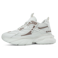 Chaussures de sport décontractées pour hommes, rehaussantes, talons cachés 8 cm, respirantes, légères, empeigne en PU et maille, semelle extérieure en caoutchouc