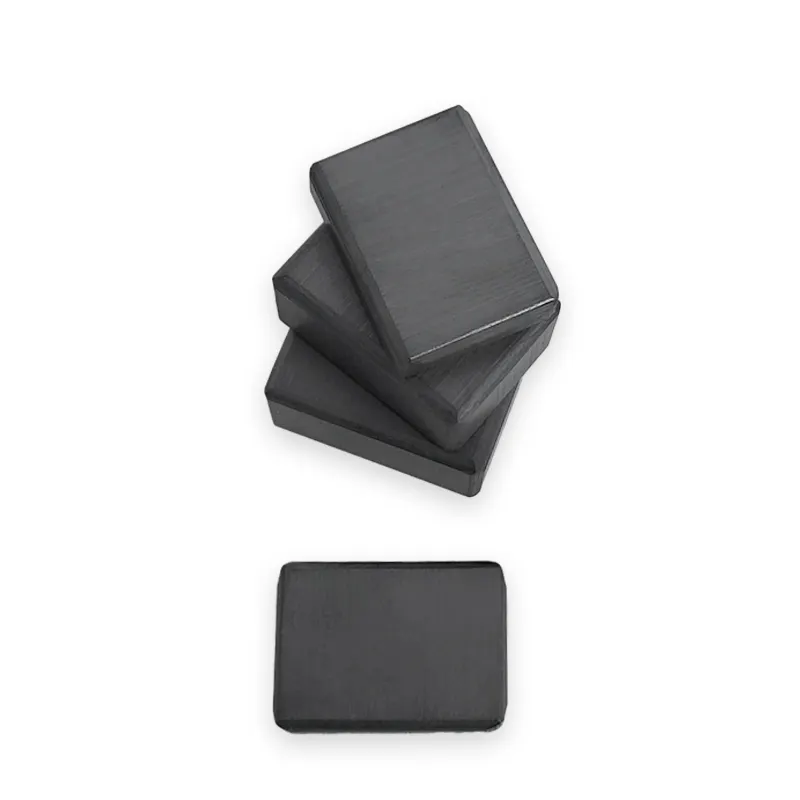 Vente en gros Aimant moteur en ferrite de haute qualité 80X40X20Mm Aimant en ferrite Bloc magnétique permanent en ferrite puissant pour générateurs