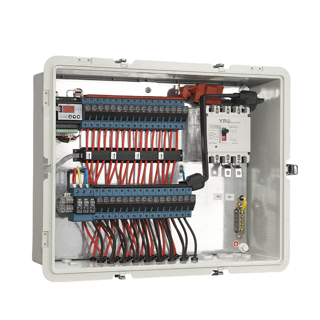 YRO Combiner Box PV DC Lightning Protection Combiner Box With DC SPD Surge Protector OEM Solar Panel Circuit Breaker Device
