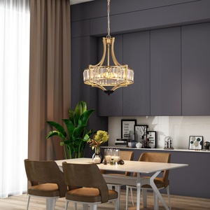 Lampadario di Lusso Creativo a Lanterna a Sospensione con Lampadina E14, Lampada <span class=keywords><strong>da</strong></span> Soffitto in Cristallo <span class=keywords><strong>per</strong></span> <span class=keywords><strong>Tavolo</strong></span> <span class=keywords><strong>da</strong></span> <span class=keywords><strong>Pranzo</strong></span> e Bar - Product Image 4