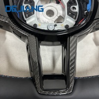 Volant de direction de voiture en cuir pleine fleur en forme de D pour BMW G30 G31 G32 X3 G01 X4 G02 M2 G87 M3 G80 M4 G82 G42 G20 LCI M5 F90 G11
