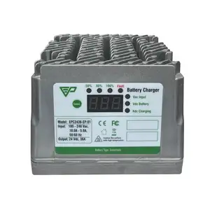 Pengisi daya baterai Platform kerja udara 24V, pengisi daya baterai Lift gunting 850W