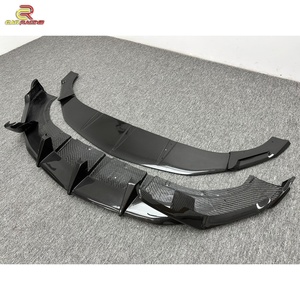 Topcar Style Glossy Dry Carbon Fiber Front Bumper Lip for Lambo URUS 2018-2019 Carbon Front <b>Diffuser</b> Body Kit <b>Car</b> <b>Diffuser</b> Parts - Product Image 2