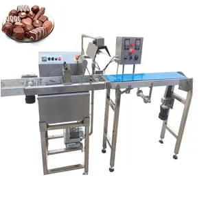 Caldo di vendita di cioccolato enrober linea di produzione/cioccolato macchina di rivestimento per la vendita/torta al cioccolato enrobing macchina