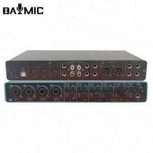 Interface audio DM404 4 canaux 4 entrées 4 sorties pour console DJ, enregistrement, podcasting, studio, carte son - Product Image 1