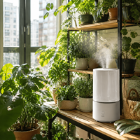 Humidificateur ultrasonique à brume fraîche 3L, diffuseur d'arômes avec veilleuse LED, humidificateur d'air à double mode de brume pour chambre à coucher et maison