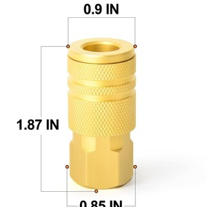 Brass Quick Coupling 1/4 Npt Male <b>Thread</b> Air Compressor Pneumatic <b>Tool</b> Connector - Product Image 3