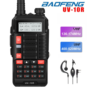 Baofeng UV-10R băng tần kép cầm tay <span class=keywords><strong>HF</strong></span> thu phát 10W công suất cao chuyên nghiệp uv10r DMR dài khoảng cách <span class=keywords><strong>ham</strong></span> đài phát thanh Thông tin liên lạc - Product Image 6