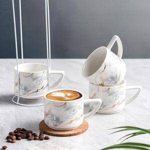 Ensemble <span class=keywords><strong>de</strong></span> tasses à cappuccino en aluminium pour fêtes modernes All-Pie Tasses à thé 210ML empilables Ensemble <span class=keywords><strong>de</strong></span> <span class=keywords><strong>4</strong></span> tasses avec support (blanc) - Product Image 4