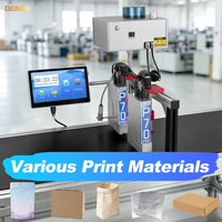 Imprimante d'étiquettes à jet d'encre UV piézoélectrique DEMIN P70-2 semi-automatique 100m/min hauteur d'impression 3-143,8mm Nouvelle garantie 1 an Métal
