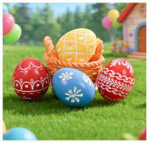 Décoration de <span class=keywords><strong>cuisine</strong></span> à domicile, figurines miniatures de lapin, petits lapins en résine à motifs, décoration d'œuf de Pâques pour sac surprise, jouets pour enfants - Product Image 1