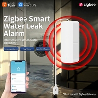 Détecteur de fuite d'eau SLS Zigbee avec sonde filaire de 1 m, capteur de fuite d'eau IP68 pour maison intelligente Tuya