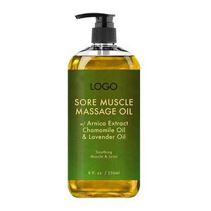 Vente en gros Herbes naturelles <span class=keywords><strong>Logo</strong></span> personnalisé Huile corporelle de massage nourrissante, raffermissante, hydratante et anti-cellulite SPA - Product Image 1