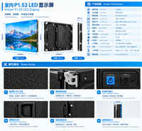 Module LED intérieur P2, panneau LED couleur pleine résolution à pas fin, écran LED sans soudure pour projets commerciaux en intérieur