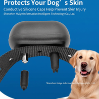 Collier anti-aboiement intelligent 1500m avec interphone vocal, télécommande d'entraînement pour chien, étanche et rechargeable pour jusqu'à 3 chiens