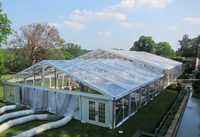 Tente de réception pour événements, mariages et salles de fête, en PVC blanc, 10x12, 10x15, 10x20, 10x30, 10x40, 10x50, 20x30, pour 50, 100, 300, 500 personnes