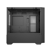 JNP Factory Micro ATX Fan Mid Tower Boîtier de jeu pour PC Système de refroidissement d'eau en verre trempé Alimentation Jeu d'ordinateur
