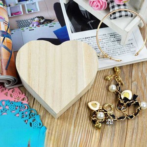 Caja de Madera Vintage en Forma de Corazón Personalizada con Grabado Láser, Logotipo Personalizado en Madera de Acacia para Anillos, Joyería, Regalo de Boda o San Valentín - Product Image 5