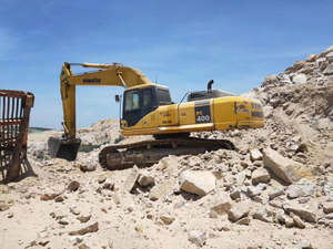 Excavatrice utilisée de PC400-7 de KOMATSU à vendre poids d'opération de 40 tonnes comportant l'engrenage de boîte de vitesse de moteur de composants de noyau - Product Image 3