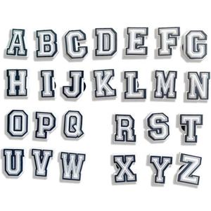 Groothandel Mode Klomp Schoenen Accessoires Rubber PVC Schoenen <span class=keywords><strong>Charms</strong></span> DIY Schoenen Decoratieve Patch Letter Alphabet en Cijfers Decoratie - Product Image 4