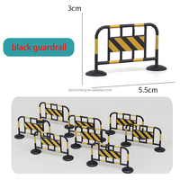 Ensemble de jouets miniatures pour maison de poupée, modèle de construction routière, cône de signalisation, panneau de signalisation, accessoires de décoration pour accessoires de tournage