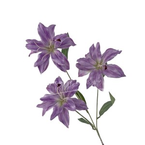 <b>Artificial</b> Lily <b>Bouquet</b> Silk Flower High Simulation Wedding Decorations - Product Image 5