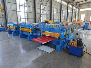 Máquina Formadora de Tejas <span class=keywords><strong>para</strong></span> Techos de Acero de Color con Motor de Engranajes y Diseño de Doble Capa - Product Image 4