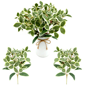 Guanyi - Hojas Verdes Artificiales de 30 cm a 100 cm, Flores de Seda para Decoración de Bodas y Hogar - Product Image 4