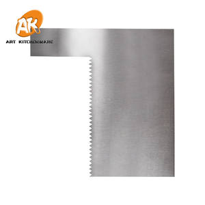 AK, 2 uds., raspador de pastel en forma de <span class=keywords><strong>libro</strong></span>, peine de decoración más suave de acero inoxidable, herramientas para hornear pasteles, utensilios de cocina para panadería, 2 uds. - Product Image 5